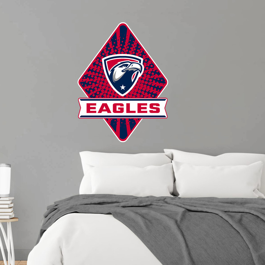Milton Eagles <span class="pdp-name-mascot">Milton Eagles</span> Wall Decal - Diamond With Banner