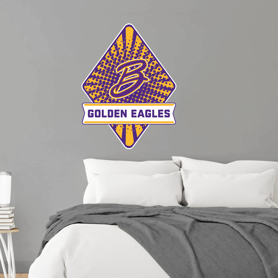 BELLBROOK GOLDEN EAGLES The Official Online Store Wall Decal - Diamond With Banner