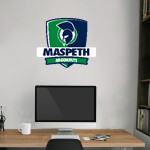 Maspeth Argonauts <span class="pdp-name-mascot">Maspeth Argonauts</span> Wall Decal - Rounded Shield With Banner Front Thumbnail
