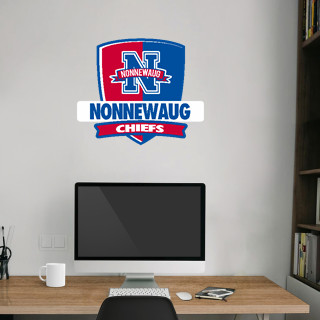 Wall Decal - Rounded Shield With Banner