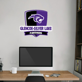 Wall Decal - Rounded Shield With Banner