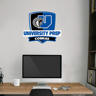 Wall Decal - Rounded Shield With Banner