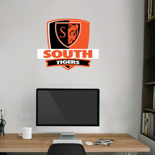 Wall Decal - Rounded Shield With Banner