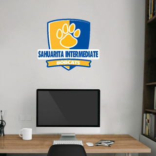 Wall Decal - Rounded Shield With Banner