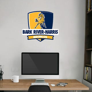 Wall Decal - Rounded Shield With Banner