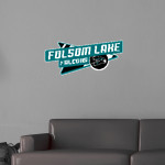 Folsom Lake Falcons Wall Decal - Slanted Arrow Front Thumbnail