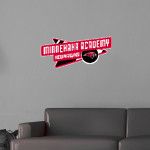 Minnehaha Academy Redhawks <span class="pdp-name-mascot">Minnehaha Academy Redhawks</span> Wall Decal - Slanted Arrow Front Thumbnail