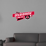 OSBORNE HIGH SCHOOL CARDINALS <span class="pdp-name-mascot">OSBORNE CARDINALS</span> Wall Decal - Slanted Arrow Front Thumbnail
