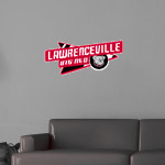 THE LAWRENCEVILLE SCHOOL BIG RED ONLINE STORE Wall Decal - Slanted Arrow Front Thumbnail