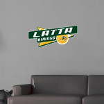 LATTA HIGH SCHOOL VIKINGS Wall Decal - Slanted Arrow Front Thumbnail