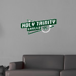 Holy Trinity Catholic Eagles Wall Decal - Slanted Arrow Front Thumbnail