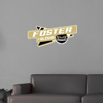 FOSTER HIGH SCHOOL FALCONS <span class="pdp-name-mascot">FOSTER FALCONS</span> Wall Decal - Slanted Arrow Front Thumbnail