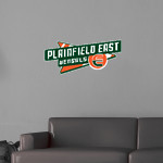 Plainfield East Bengals Wall Decal - Slanted Arrow Front Thumbnail