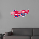 GEORGE WASHINGTON HIGH SCHOOL PATRIOTS Wall Decal - Slanted Arrow Front Thumbnail