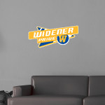 Widener University Pride Online Store Wall Decal - Slanted Arrow Front Thumbnail