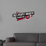 Belmont Abbey College The Official Store of the Crusaders Wall Decal - Slanted Arrow Front Thumbnail