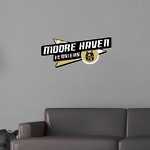 MOORE HAVEN HIGH SCHOOL TERRIERS <span class="pdp-name-mascot">MOORE HAVEN TERRIERS</span> Wall Decal - Slanted Arrow Front Thumbnail