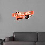 Fairview Yellowjackets Wall Decal - Slanted Arrow Front Thumbnail