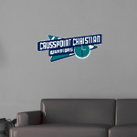 Crosspoint Christian Warriors Wall Decal - Slanted Arrow Front Thumbnail