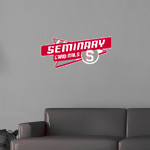 Seminary Cardinals <span class="pdp-name-mascot">Seminary Cardinals</span> Wall Decal - Slanted Arrow Front Thumbnail