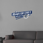 Oswego East Wolves <span class="pdp-name-mascot">Oswego East Wolves</span> Wall Decal - Slanted Arrow Front Thumbnail
