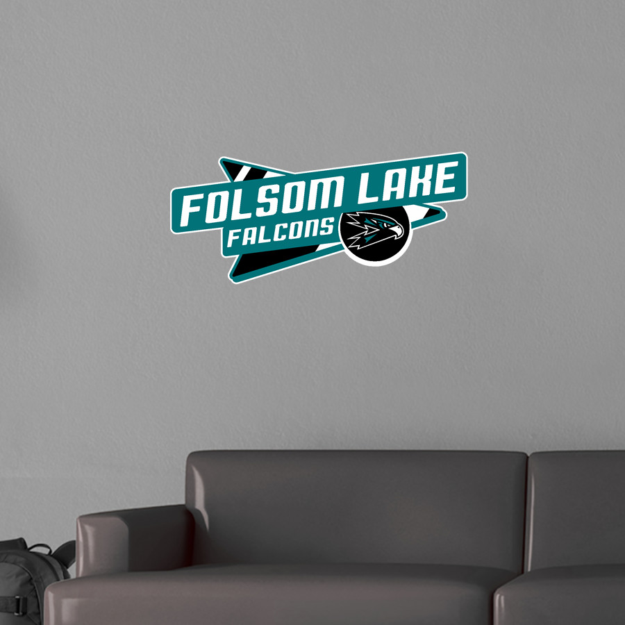 Folsom Lake Falcons Wall Decal - Slanted Arrow