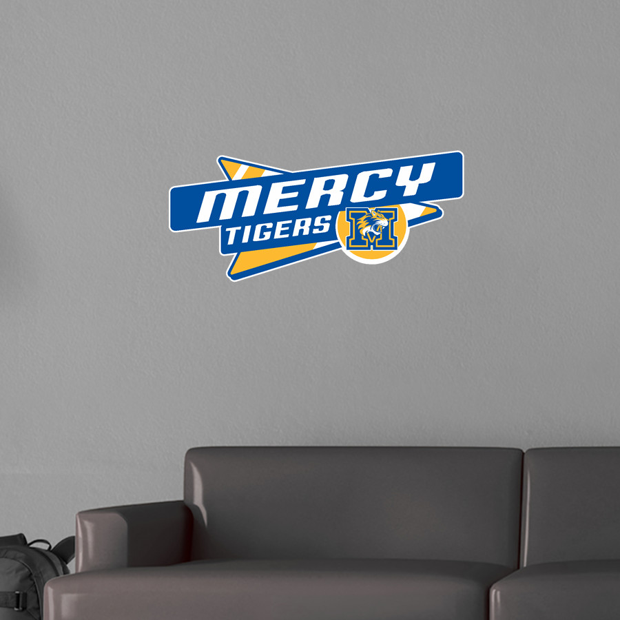 Mercy High School Tigers Online Store Wall Decal - Slanted Arrow