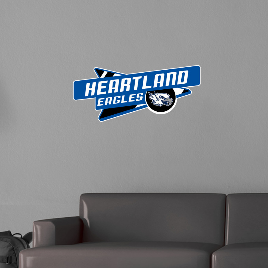HEARTLAND CHRISTIAN ACADEMY EAGLES <span class="pdp-name-mascot">HEARTLAND EAGLES</span> Wall Decal - Slanted Arrow