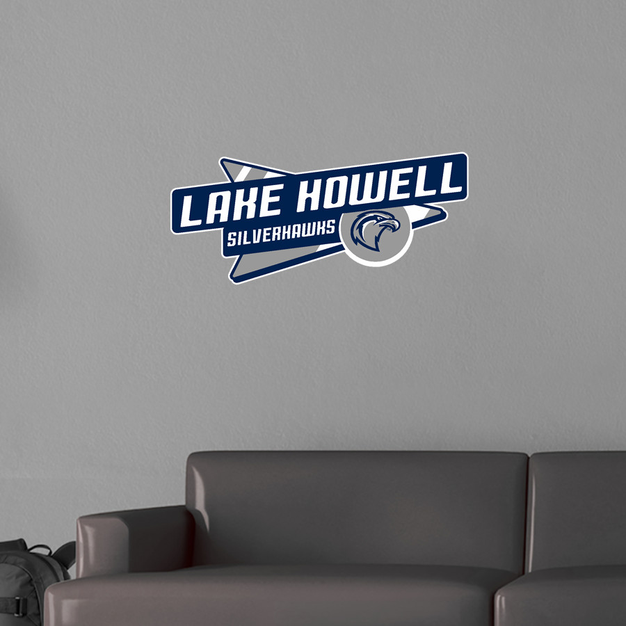 Lake Howell Silverhawks <span class="pdp-name-mascot">Lake Howell Hawks</span> Wall Decal - Slanted Arrow