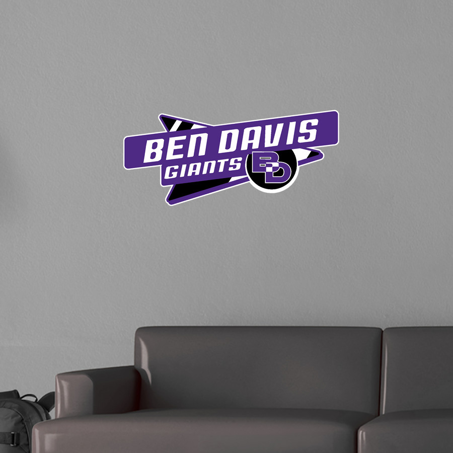 Ben Davis Giants Wall Decal - Slanted Arrow