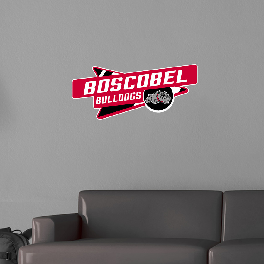 Boscobel Bulldogs Wall Decal - Slanted Arrow