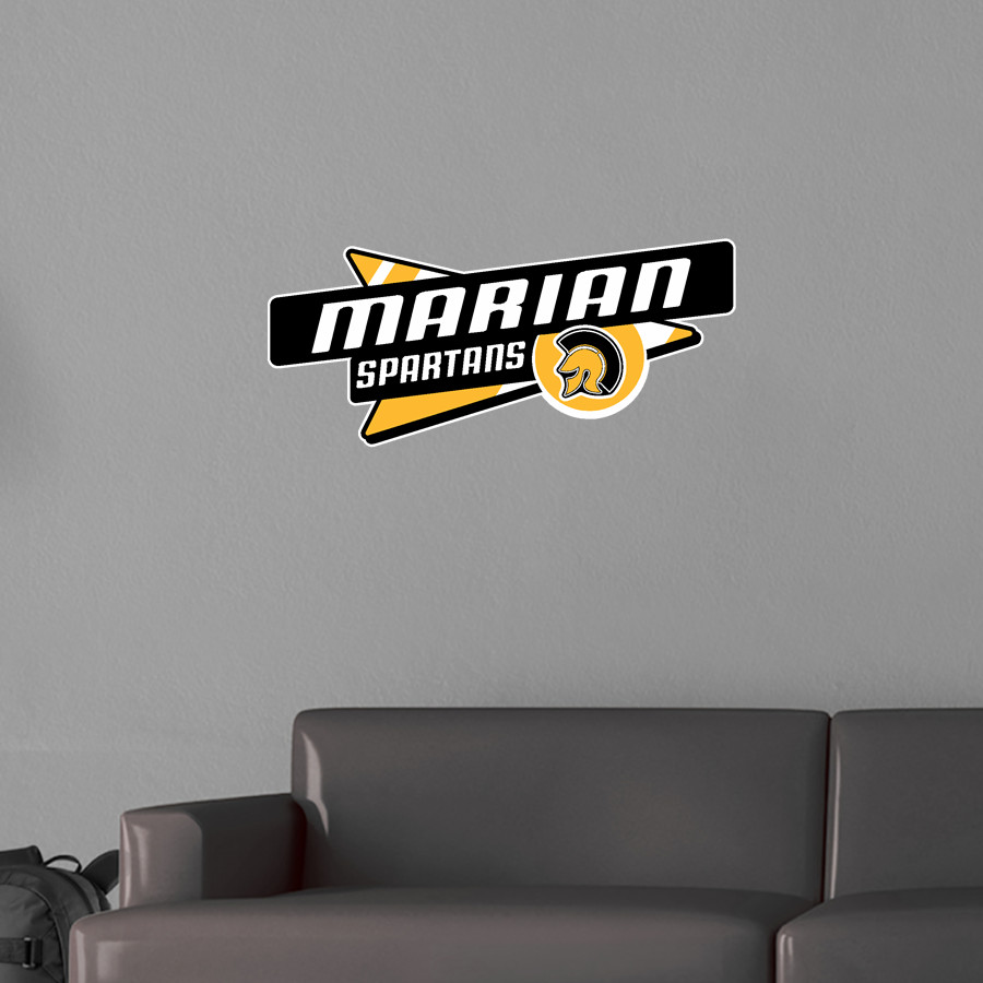 MARIAN CATHOLIC HIGH SCHOOL SPARTANS Wall Decal - Slanted Arrow