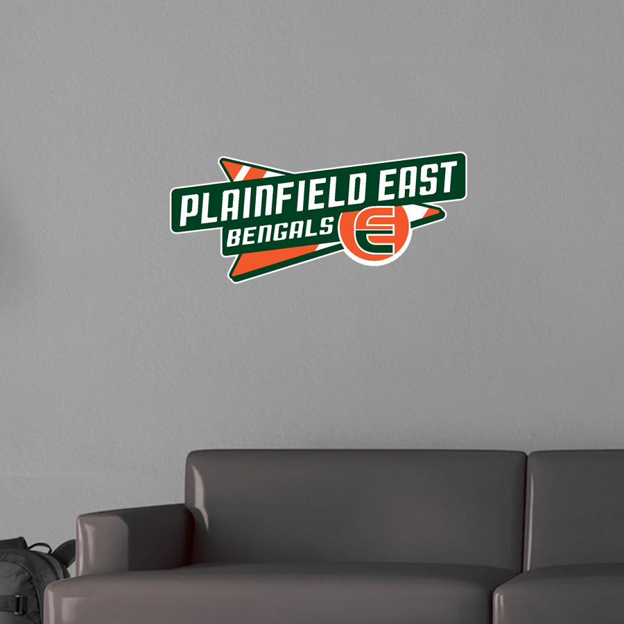Plainfield East Bengals Wall Decal - Slanted Arrow