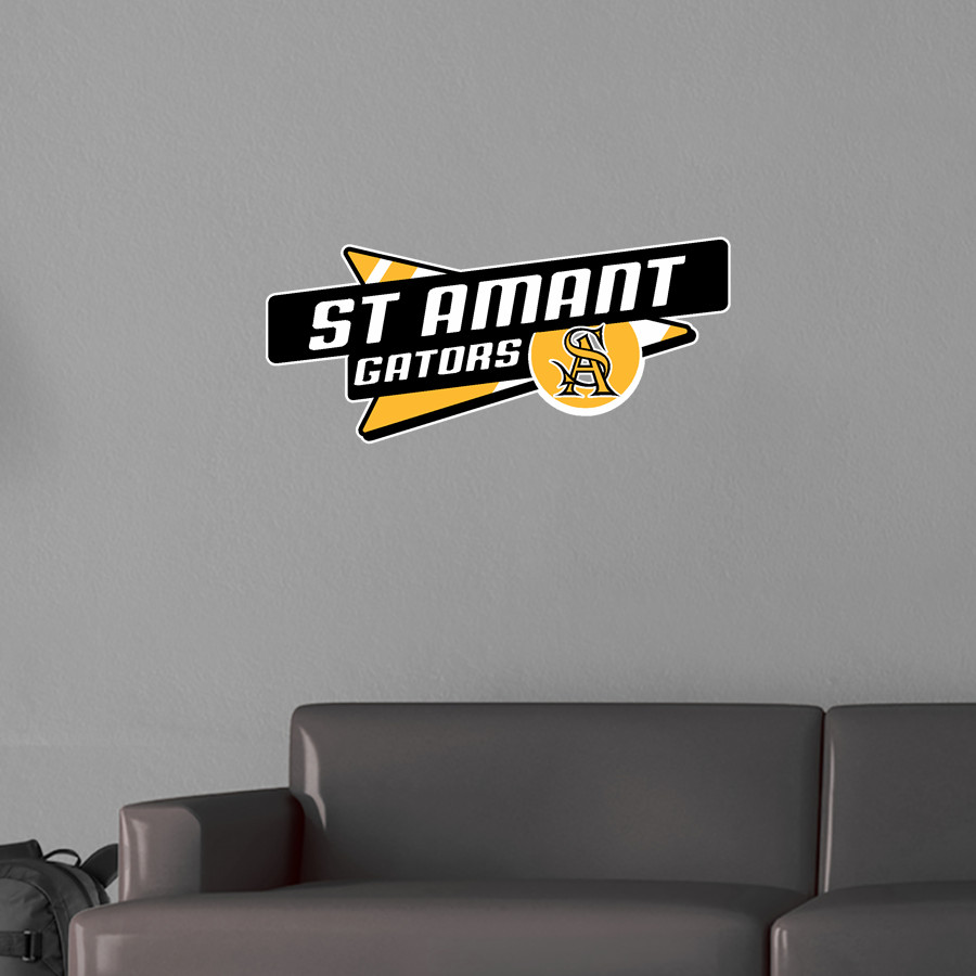 ST AMANT HIGH SCHOOL GATORS <span class="pdp-name-mascot">ST AMANT GATORS</span> Wall Decal - Slanted Arrow