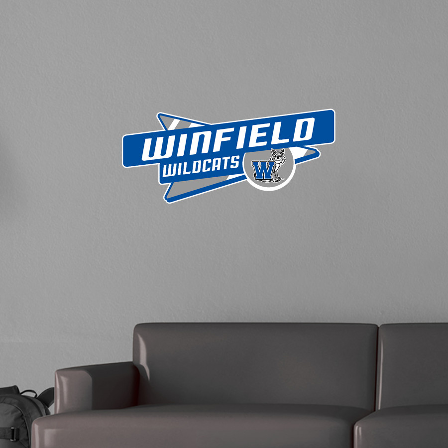Winfield Elementary Wildcats <span class="pdp-name-mascot">Winfield Elementary Wildcats</span> Wall Decal - Slanted Arrow