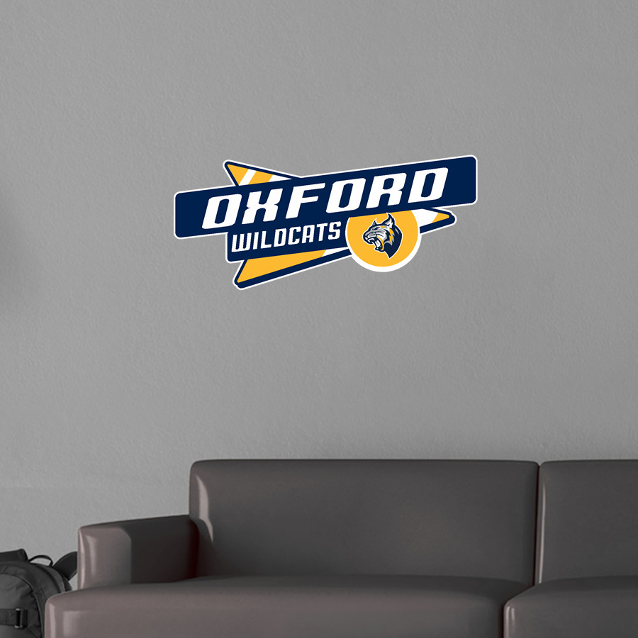Oxford Wildcats <span class="pdp-name-mascot">Oxford Wildcats</span> Wall Decal - Slanted Arrow