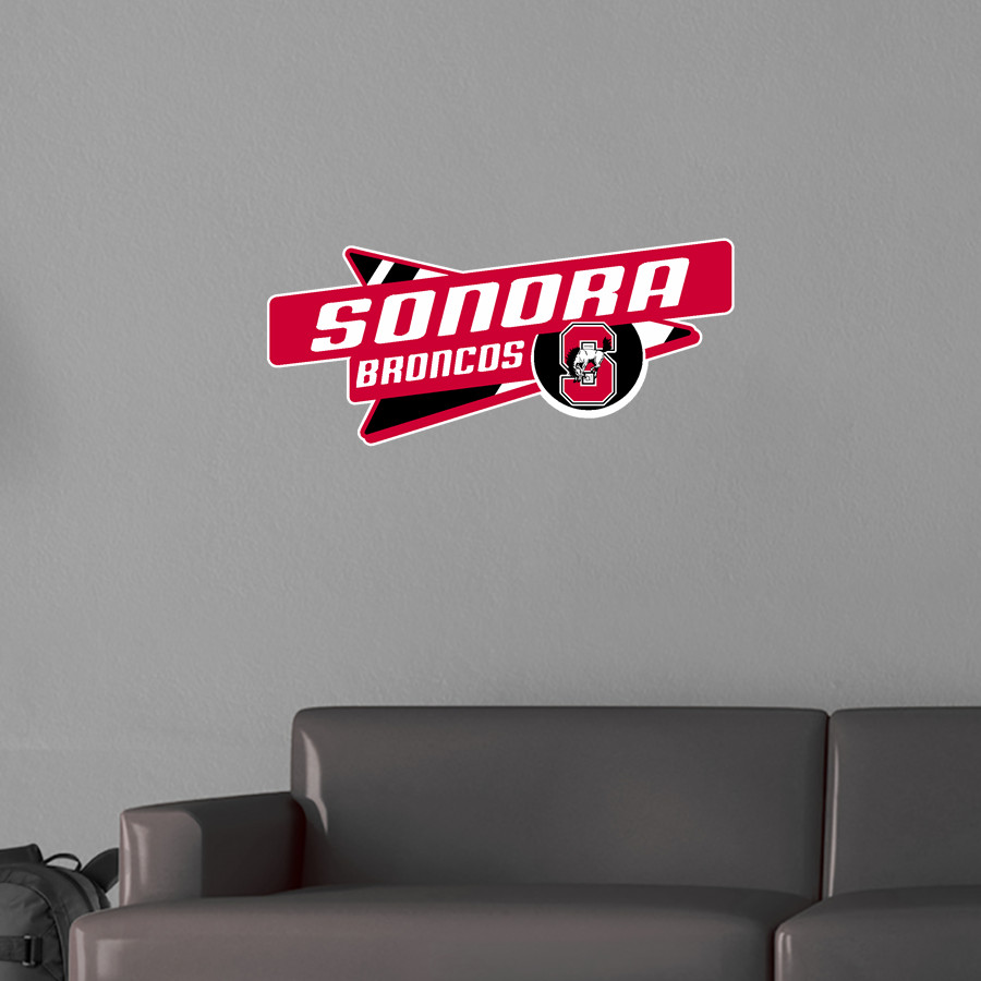 SONORA HIGH SCHOOL BRONCOS <span class="pdp-name-mascot">SONORA BRONCOS</span> Wall Decal - Slanted Arrow