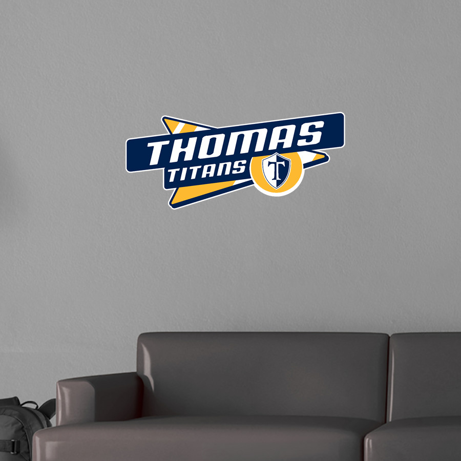 Thomas TITANS <span class="pdp-name-mascot">THOMAS TITANS</span> Wall Decal - Slanted Arrow