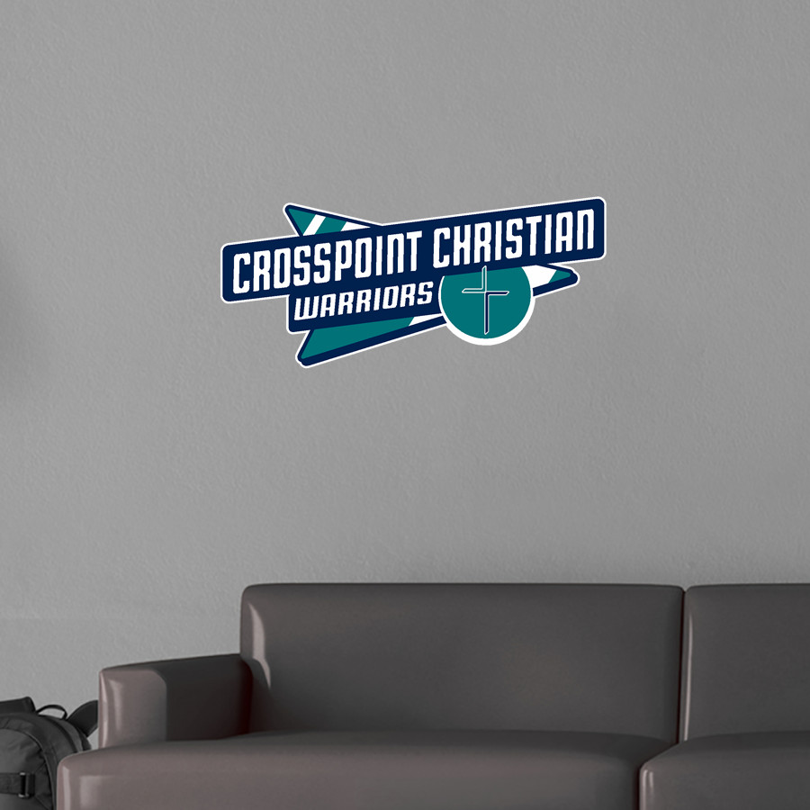 Crosspoint Christian Warriors Wall Decal - Slanted Arrow