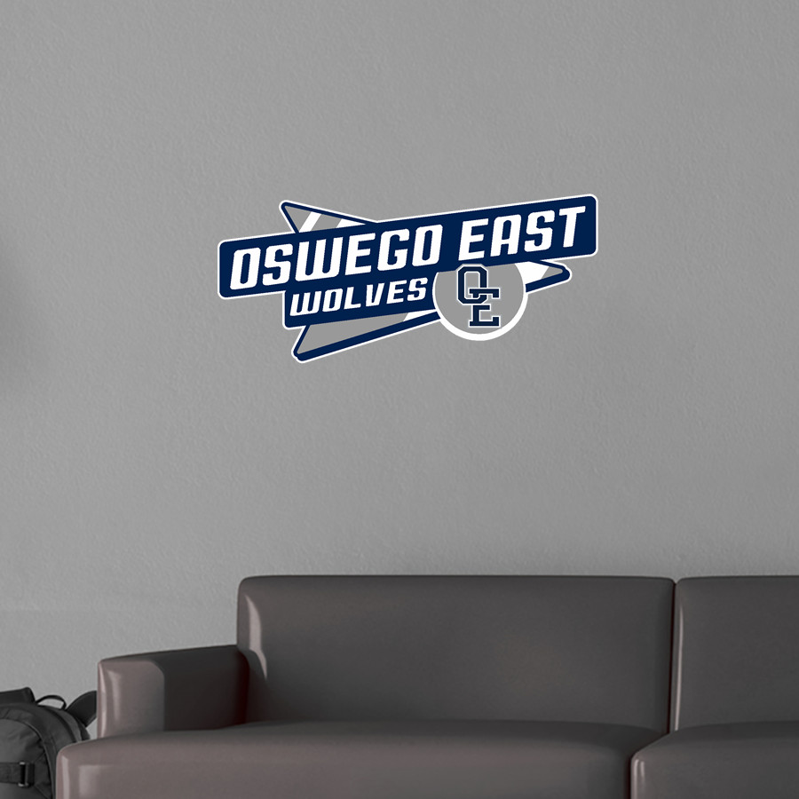 Oswego East Wolves <span class="pdp-name-mascot">Oswego East Wolves</span> Wall Decal - Slanted Arrow