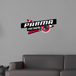 Parma Panthers <span class="pdp-name-mascot">Parma Panthers</span> Wall Decal - Slanted Arrow Front Thumbnail
