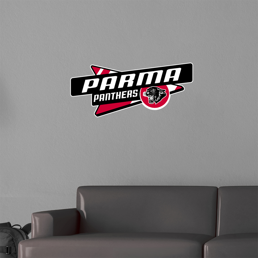 Parma Panthers <span class="pdp-name-mascot">Parma Panthers</span> Wall Decal - Slanted Arrow