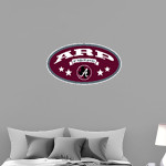 ARP HIGH SCHOOL TIGERS <span class="pdp-name-mascot">ARP TIGERS</span> Wall Decal - Oval With Stars Front Thumbnail