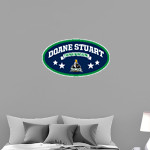 Doane Stuart Thunderchickens Thunderchickens <span class="pdp-name-mascot">Doane Stuart Thunderchickens</span> Wall Decal - Oval With Stars Front Thumbnail