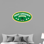WEST DAVIDSON HIGH SCHOOL DRAGONS Wall Decal - Oval With Stars Front Thumbnail