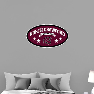 Wall Decal - Oval With Stars