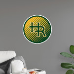 Head-Royce Jayhawks Wall Decal - Ball With Logo Front Thumbnail