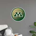 Mayo Spartans <span class="pdp-name-mascot">Mayo Spartans</span> Wall Decal - Ball With Logo Front Thumbnail