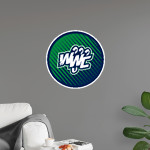 Warren Wilson Owls Wall Decal - Ball With Logo Front Thumbnail