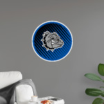 Woodburn Bulldogs <span class="pdp-name-mascot">Woodburn Bulldogs</span> Wall Decal - Ball With Logo Front Thumbnail